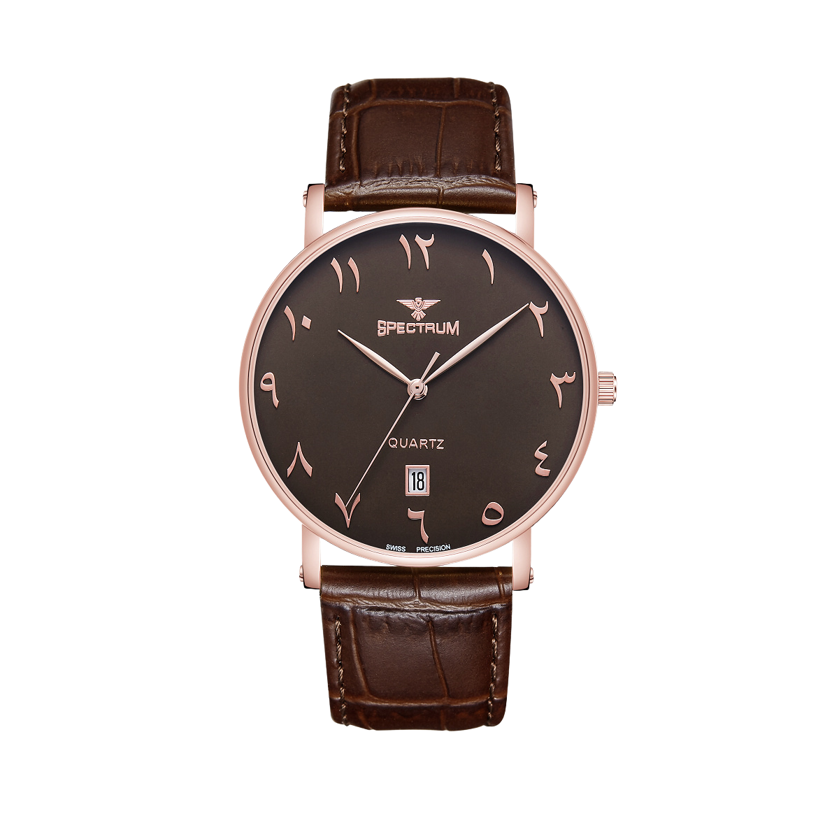 Challenger Stainless Steel Men's Gold Watch - S12534M-1 — Spectrum